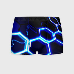 Мужские трусы Neon abstraction plates storm