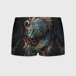Трусы-боксеры мужские Тигр Irezumi, цвет: 3D-принт