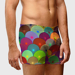 Трусы-боксеры мужские Multicolored circles, цвет: 3D-принт — фото 2
