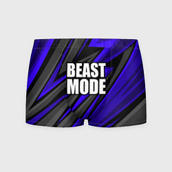 Трусы-боксеры мужские Beast mode - синяя униформа, цвет: 3D-принт