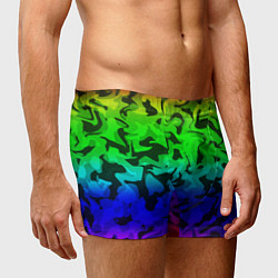 Трусы-боксеры мужские Камуфляж спектр, цвет: 3D-принт — фото 2