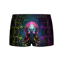 Трусы-боксеры мужские Alien - neon style, цвет: 3D-принт
