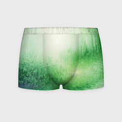 Трусы-боксеры мужские Травяные пиксели, цвет: 3D-принт
