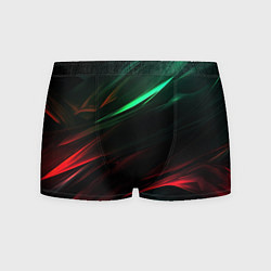 Трусы-боксеры мужские Dark red and green, цвет: 3D-принт
