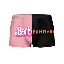 Трусы-боксеры мужские Barbieheimer Оппенгеймер и Барби, цвет: 3D-принт