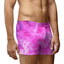 Трусы-боксеры мужские Розовый нежный фон, цвет: 3D-принт — фото 2