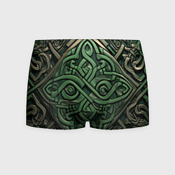 Мужские трусы Симметричный узор в ирландском стиле