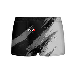 Мужские трусы N7 - mass effect monochrome