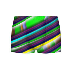 Трусы-боксеры мужские Размытые абстрактные полосы, цвет: 3D-принт