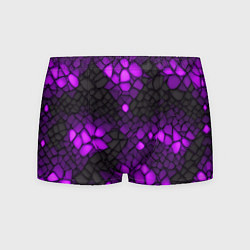 Мужские трусы Фиолетовый трескающийся камень