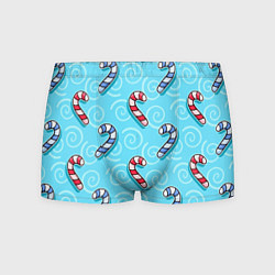 Мужские трусы Новогодний леденец трость