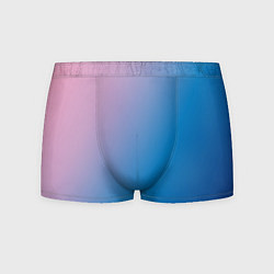 Трусы-боксеры мужские Розово-синий диагональный градиент, цвет: 3D-принт