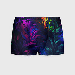 Мужские трусы Абстрактный камуфляж в кислотных абстрактных пятна