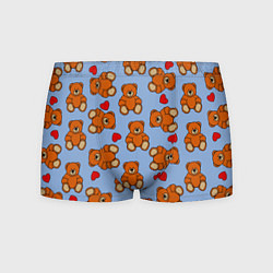 Мужские трусы Игрушки мишки и сердца