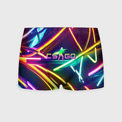 Трусы-боксеры мужские Counter Strike - neon glow, цвет: 3D-принт