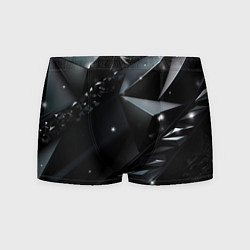 Мужские трусы Black luxury abstract