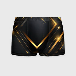 Мужские трусы Gold luxury black abstract