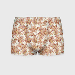 Трусы-боксеры мужские Деньги - купюры в 5 тысяч рублей, цвет: 3D-принт