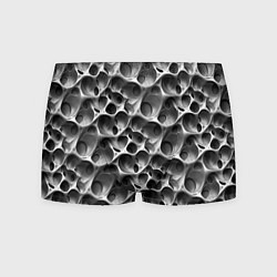 Трусы-боксеры мужские Металл - текстура, цвет: 3D-принт