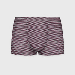 Трусы-боксеры мужские Треугольные полосы пыльно-розовый, цвет: 3D-принт