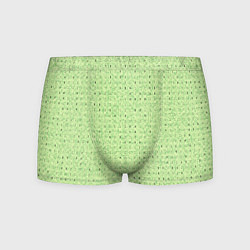 Мужские трусы Салатовый паттерн в мелкую полосочку