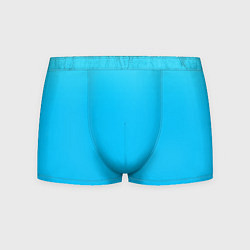 Трусы-боксеры мужские Мягкий градиент ярко-голубой, цвет: 3D-принт