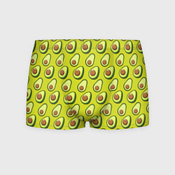 Трусы-боксеры мужские Паттерн с половинкой авокадо, цвет: 3D-принт