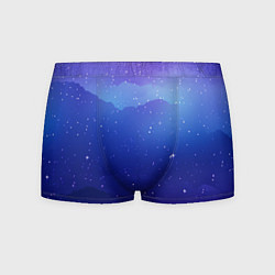 Мужские трусы Синий космос и звезды