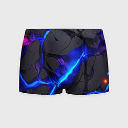 Мужские трусы Темный синий неон из разлома плит
