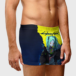 Трусы-боксеры мужские Ребекка - бегущие по краю, цвет: 3D-принт — фото 2