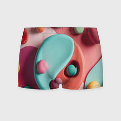 Мужские трусы Пластилиновый медальон с шариками