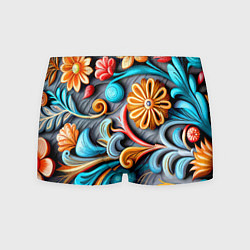 Мужские трусы Растительный узор - нейросеть