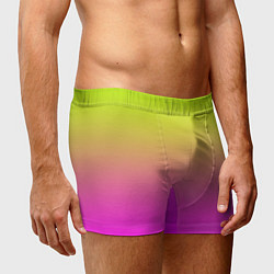 Трусы-боксеры мужские Градиент яркий, цвет: 3D-принт — фото 2