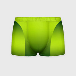 Трусы-боксеры мужские Яркий зеленый градиентный комбинированный узор, цвет: 3D-принт