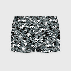 Мужские трусы Камуфляжные пиксели текстура
