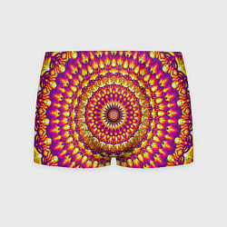 Мужские трусы Мандала пурпурного пламени