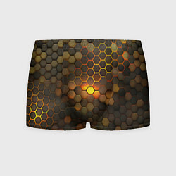 Мужские трусы Светящиеся коричневый соты - тепловая энергия