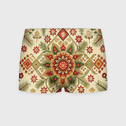 Мужские трусы Стиль советского ковра узоры и орнамент