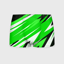 Мужские трусы Geometry stripes green