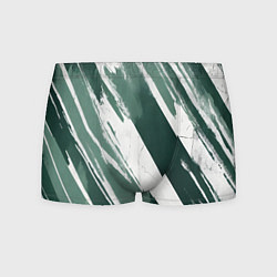 Мужские трусы Косая зеленая полоска