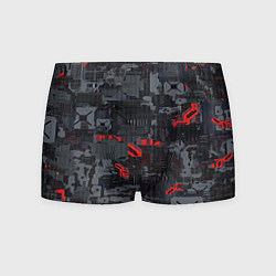 Трусы-боксеры мужские Микроплата, цвет: 3D-принт