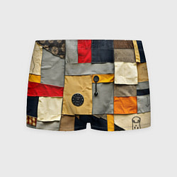 Мужские трусы Ретро пэчворк