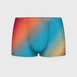 Мужские трусы Сине-оранжевый градиент