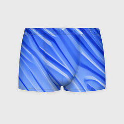 Трусы-боксеры мужские Синий пластик, цвет: 3D-принт