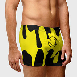 Трусы-боксеры мужские Нирвана потёки краски, цвет: 3D-принт — фото 2