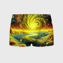 Мужские трусы Neon galaxy - ai art fantasy
