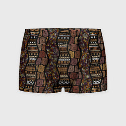 Мужские трусы Африканский орнамент этнический