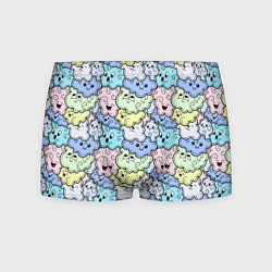 Мужские трусы Милые облачка мультяшные