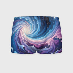 Трусы-боксеры мужские Космическая волна, цвет: 3D-принт