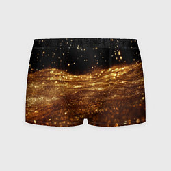 Мужские трусы Золотистые крупицы на черном